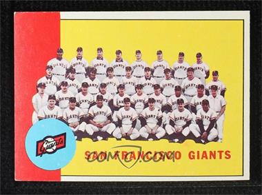 1963 Topps - [Base] #417 - San Francisco Giants Team