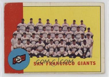 1963 Topps - [Base] #417 - San Francisco Giants Team [Good to VG‑EX]