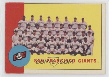 1963 Topps - [Base] #417 - San Francisco Giants Team [Good to VG‑EX]