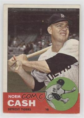 1963 Topps - [Base] #445 - Norm Cash