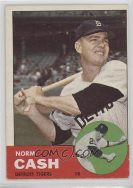 1963 Topps - [Base] #445 - Norm Cash