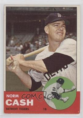 1963 Topps - [Base] #445 - Norm Cash