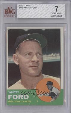 1963 Topps - [Base] #446 - Whitey Ford [BVG 7 NEAR MINT]