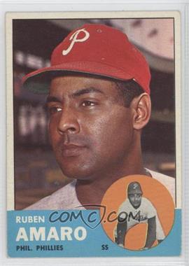 1963 Topps - [Base] #455 - Semi-High # - Ruben Amaro [Good to VG‑EX]