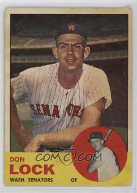 1963 Topps - [Base] #47 - Don Lock