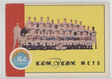 1963 Topps - [Base] #473 - Semi-High # - New York Mets Team