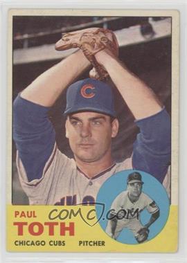 1963 Topps - [Base] #489 - Semi-High # - Paul Toth