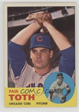 1963 Topps - [Base] #489 - Semi-High # - Paul Toth