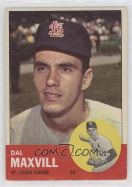 1963 Topps - [Base] #49 - Dal Maxvill