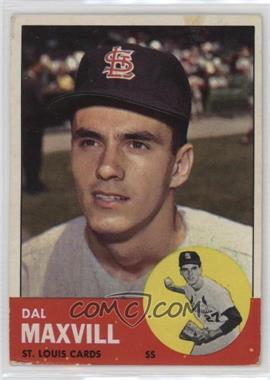 1963 Topps - [Base] #49 - Dal Maxvill