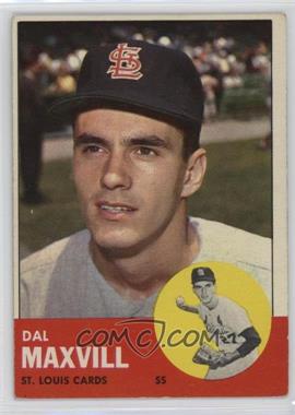 1963 Topps - [Base] #49 - Dal Maxvill