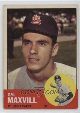 1963 Topps - [Base] #49 - Dal Maxvill