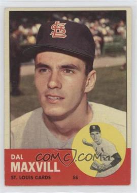 1963 Topps - [Base] #49 - Dal Maxvill