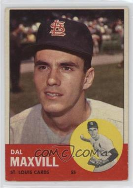 1963 Topps - [Base] #49 - Dal Maxvill