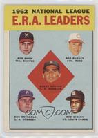 League Leaders - National League ERA Leaders (Bob Shaw, Bob Purkey, Sandy Koufa…