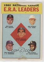 League Leaders - National League ERA Leaders (Bob Shaw, Bob Purkey, Sandy Koufa…