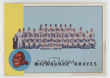 1963 Topps - [Base] #503 - Semi-High # - Milwaukee Braves Team [Poor to Fair]