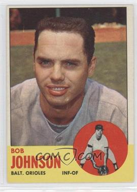 1963 Topps - [Base] #504 - Semi-High # - Bob Johnson