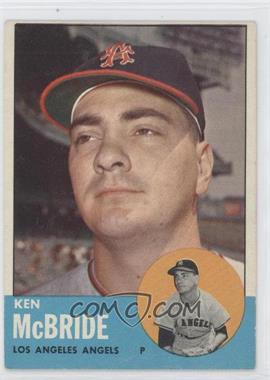 1963 Topps - [Base] #510 - Semi-High # - Ken McBride