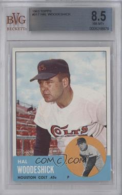 1963 Topps - [Base] #517 - Semi-High # - Hal Woodeshick [BVG 8.5 NM‑MT+]