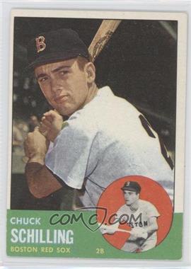 1963 Topps - [Base] #52 - Chuck Schilling [Noted]