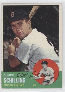 1963 Topps - [Base] #52 - Chuck Schilling [Noted]