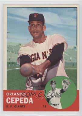 1963 Topps - [Base] #520 - Semi-High # - Orlando Cepeda