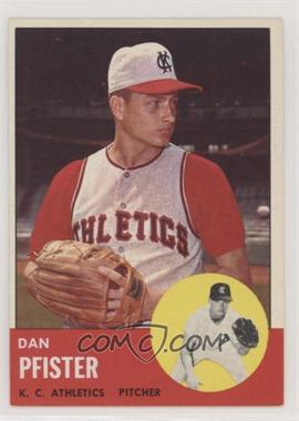 1963 Topps - [Base] #521 - Semi-High # - Dan Pfister