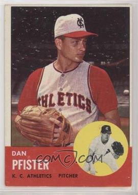 1963 Topps - [Base] #521 - Semi-High # - Dan Pfister