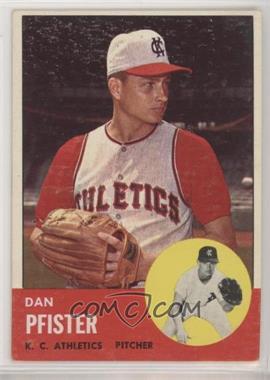 1963 Topps - [Base] #521 - Semi-High # - Dan Pfister