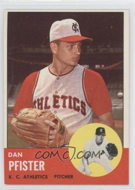 1963 Topps - [Base] #521 - Semi-High # - Dan Pfister