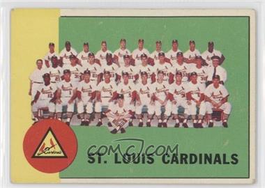 1963 Topps - [Base] #524 - High # - St. Louis Cardinals Team [Good to VG‑EX]