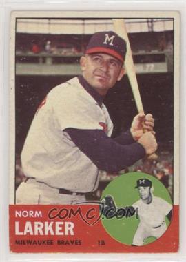 1963 Topps - [Base] #536 - High # - Norm Larker