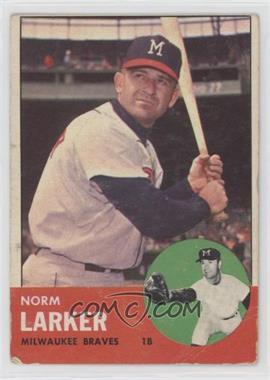 1963 Topps - [Base] #536 - High # - Norm Larker