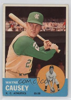 1963 Topps - [Base] #539 - High # - Wayne Causey [Poor to Fair]