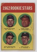 Rookie Stars - Nelson Mathews, Harry Fanok, Dave DeBusschere, Jack Cullen) (196…