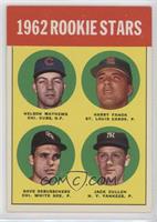 Rookie Stars - Nelson Mathews, Harry Fanok, Dave DeBusschere, Jack Cullen) (196…