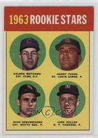 Rookie Stars - Nelson Mathews, Harry Fanok, Dave DeBusschere, Jack Cullen) (196…