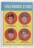 High # - 1963 Rookie Stars (Duke Carmel, Bill Haas, Dick Phillips, Rusty Staub)