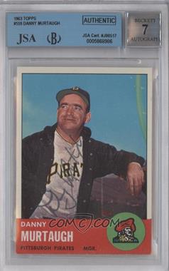 1963 Topps - [Base] #559 - High # - Danny Murtaugh [JSA Certified Encased by BGS]