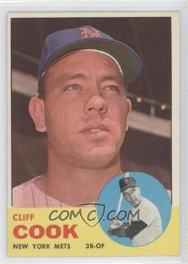 1963 Topps - [Base] #566 - High # - Cliff Cook [Good to VG‑EX]