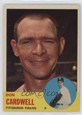 1963 Topps - [Base] #575 - High # - Don Cardwell