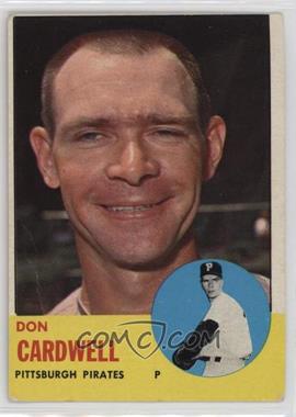 1963 Topps - [Base] #575 - High # - Don Cardwell [Good to VG‑EX]