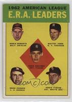 League Leaders - Robin Roberts, Whitey Ford, Hank Aguirre, Dean Chance, Eddie F…