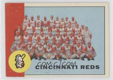 1963 Topps - [Base] #63 - Cincinnati Reds Team