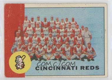 1963 Topps - [Base] #63 - Cincinnati Reds Team