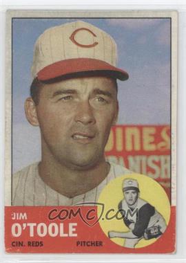 1963 Topps - [Base] #70 - Jim O'Toole [Good to VG‑EX]