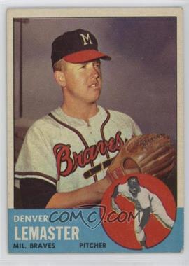 1963 Topps - [Base] #74 - Denny Lemaster