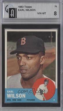 1963 Topps - [Base] #76 - Earl Wilson [GAI 8]