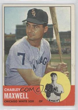 1963 Topps - [Base] #86 - Charlie Maxwell